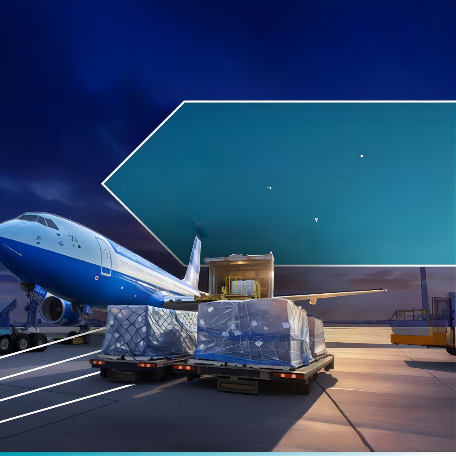 A logistics warehouse in China handling international shipments for global trade